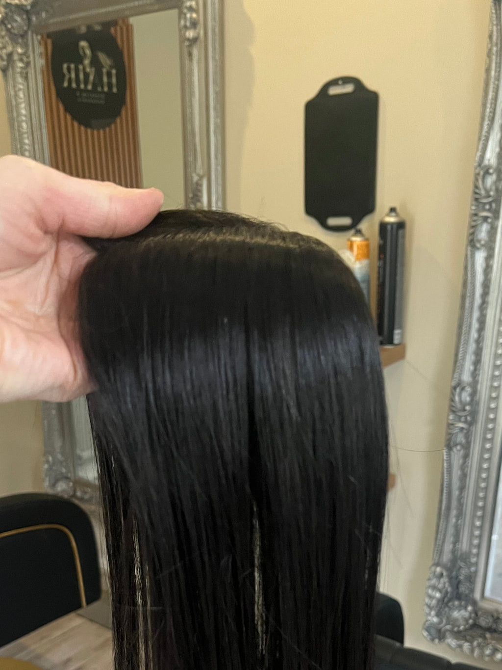 The AJ Seamless Human Hair Enhancer Midnight Brown 16 inches