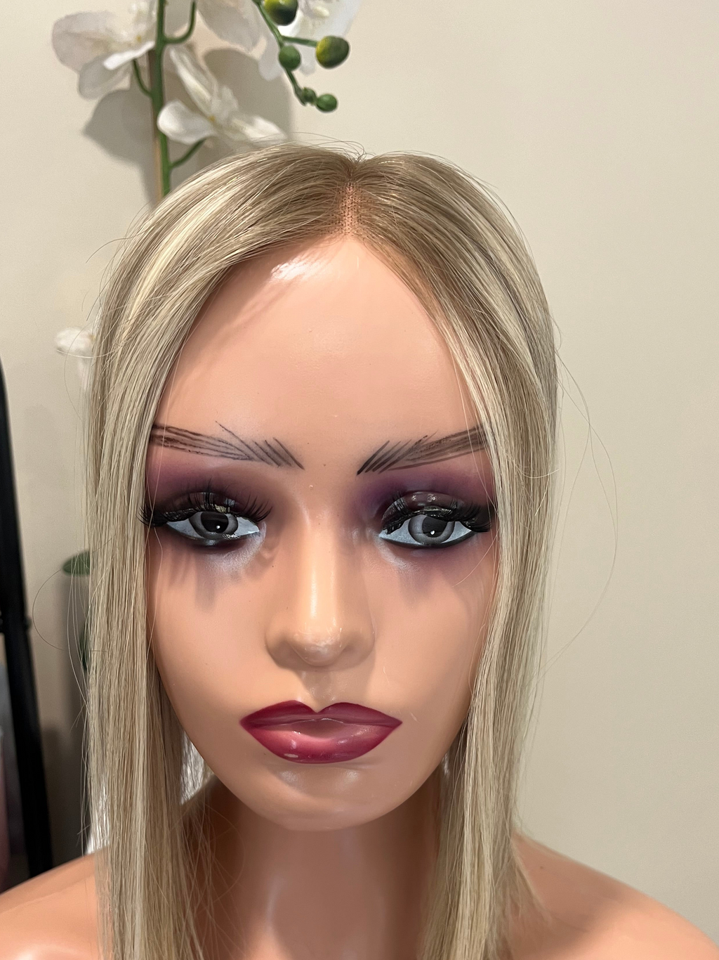 The AJ Seamless Human Hair Enhancer Rooted Ash Blonde 14 inches
