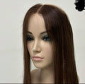 The AJ Hairline Human Hair Enhancer 14inch Spiced Brown