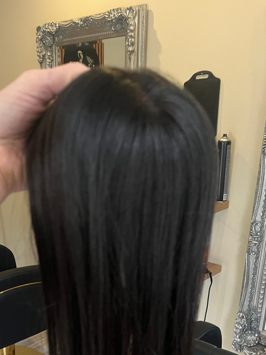 The AJ Seamless Human Hair Enhancer Midnight Brown 16 inches