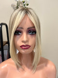 The AJ Frontal Human Hair Enhancer in Rooted Ash Blonde 12 inches