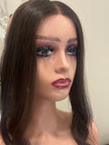 The AJ Hairline Human Hair Enhancer 12inch Luxe Dark brown