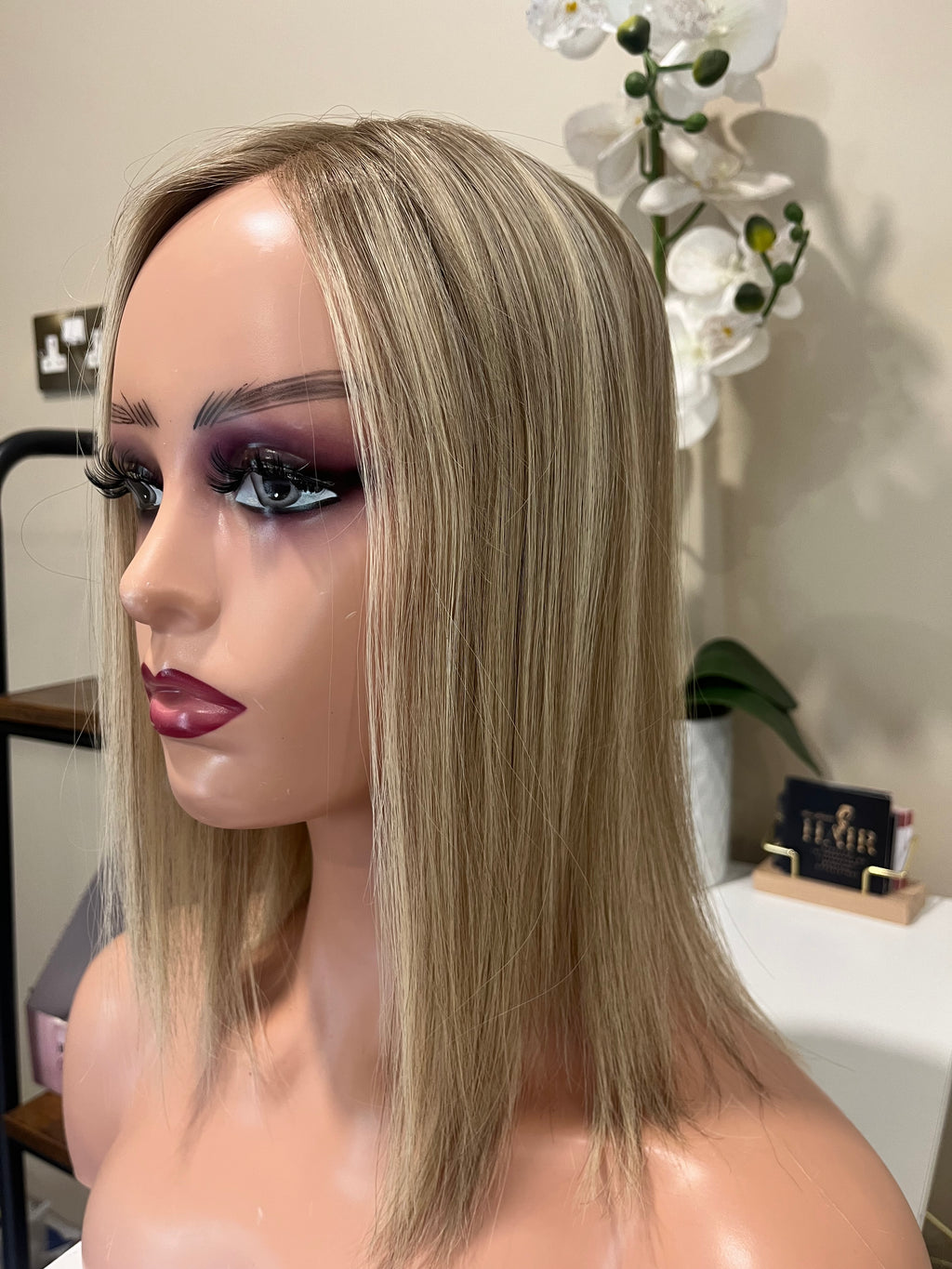 The AJ Seamless Human Hair Enhancer Rooted Ash Blonde 12 inches