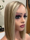The AJ Seamless Human Hair Enhancer Rooted Ash Blonde 14 inches