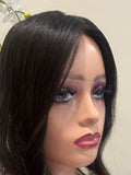The AJ Luxe Human Hair Enhancer Midnight Brown 16 inches