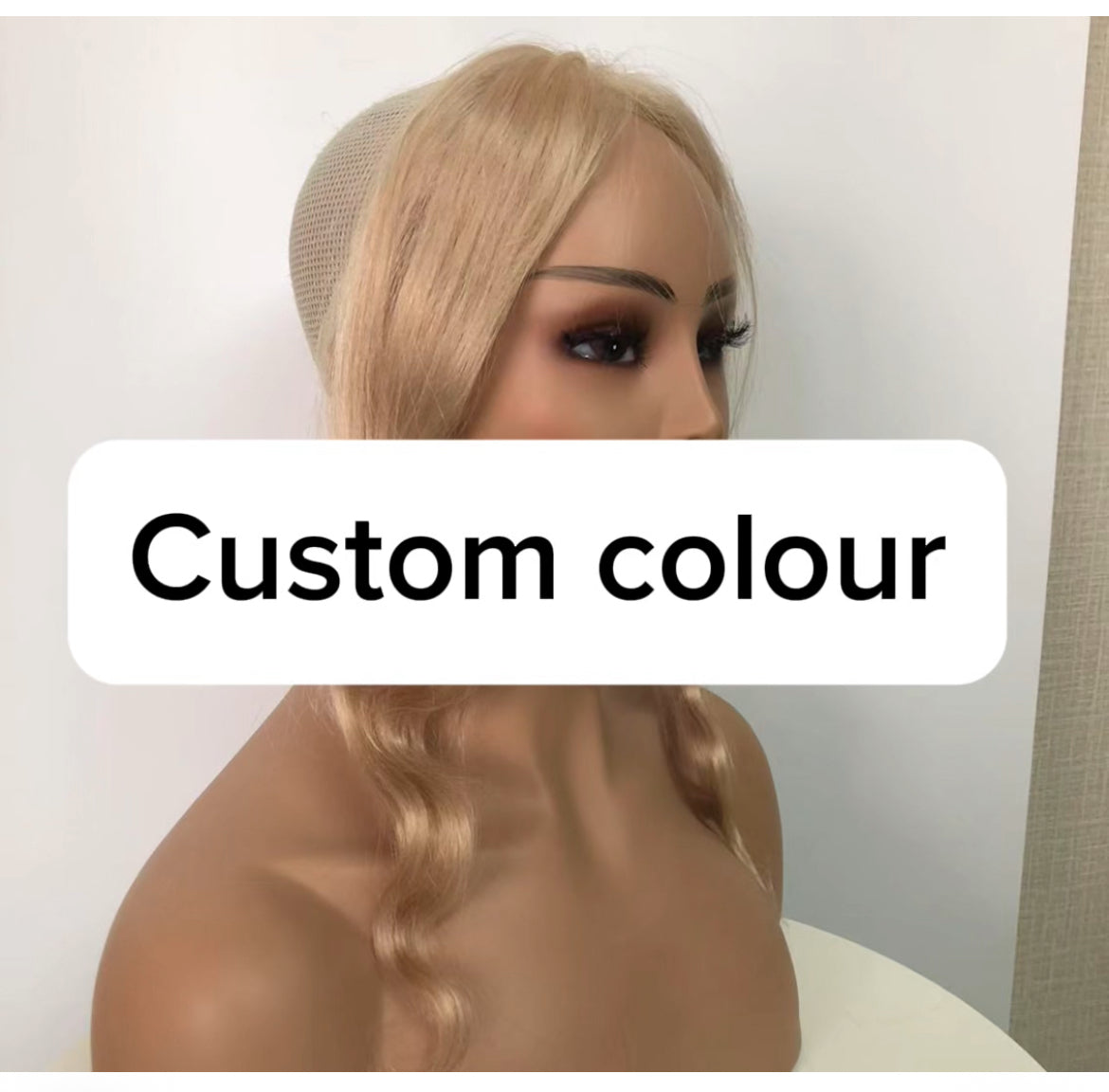 The AJ Hairline Human Hair Enhancer 12inch Custom Coloured