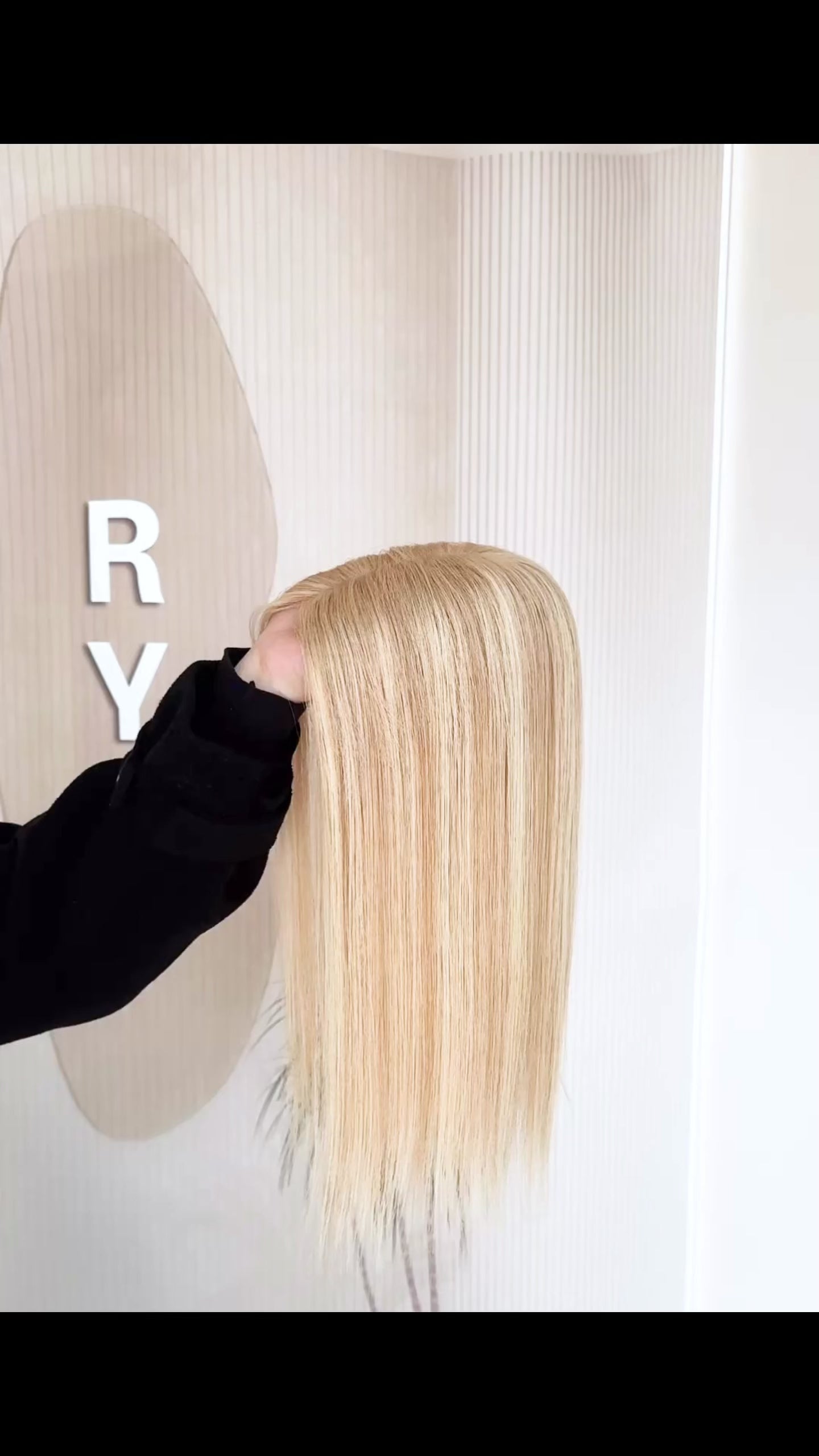 The AJ Ultra Lightweight Human Hair Enhancer 14inch Golden Honey Blonde