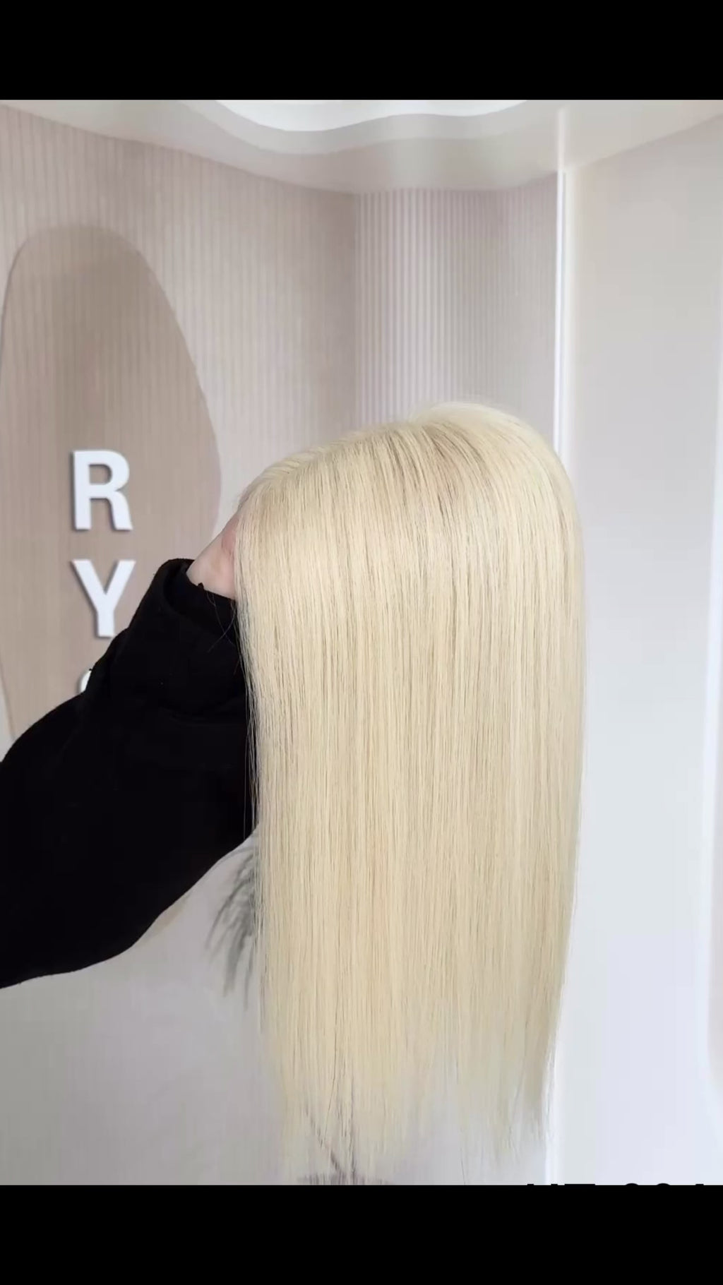 The AJ Ultra Lightweight Human Hair Enhancer 18inch Platinum Ice Blonde